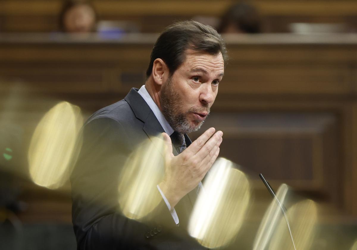 El ministro de Transportes, Óscar Puente.