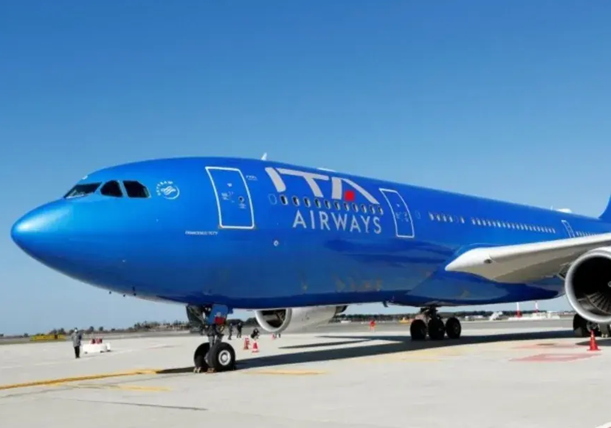Un avión de ITA Airways en una imagen de archivo