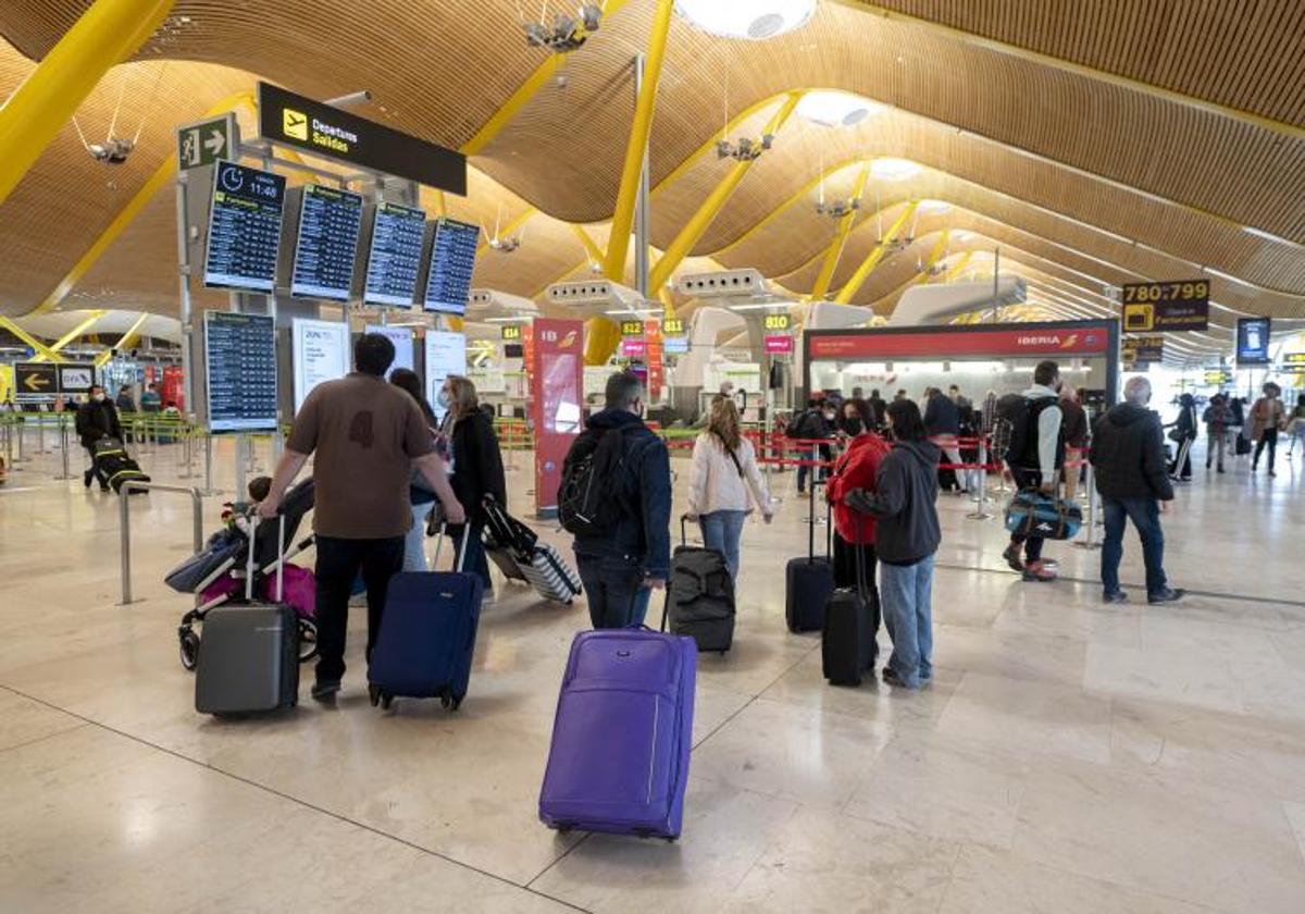 El aeropuerto de Barajas en una imagen de archivo