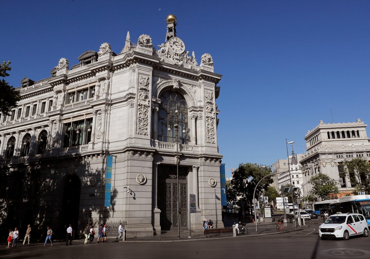 Edificio del Banco de España en Madrid