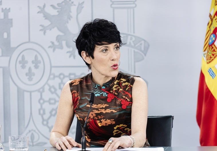 La ministra de Inclusión, Seguridad Social y Migraciones, Elma Saiz
