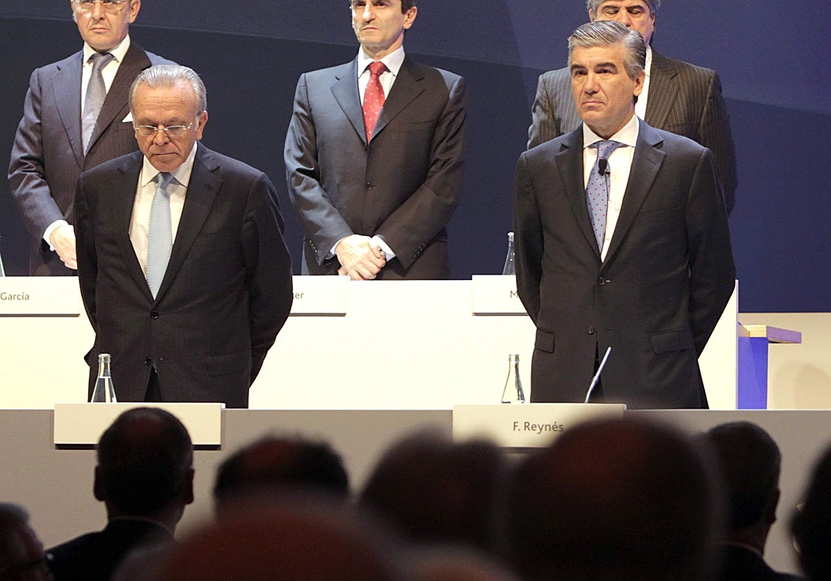 Isidro Fainé, presidente de Criteria Caixa (izq.), junto a Francisco Reynés, presidente de Naturgy