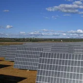 Imagen de una planta fotovoltaica en España
