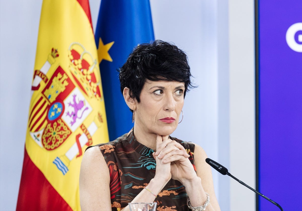 La ministra de Inclusión, Seguridad Social y Migraciones, Elma Saiz