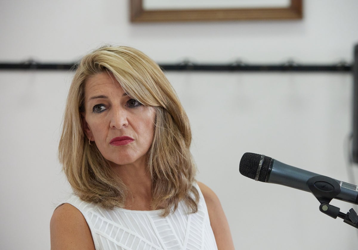 La vicepresidenta segunda, Yolanda Díaz