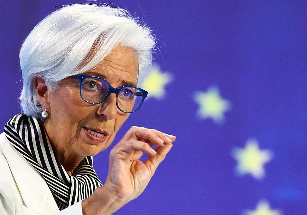 Christine Lagarde, presidenta del Banco Central Europeo