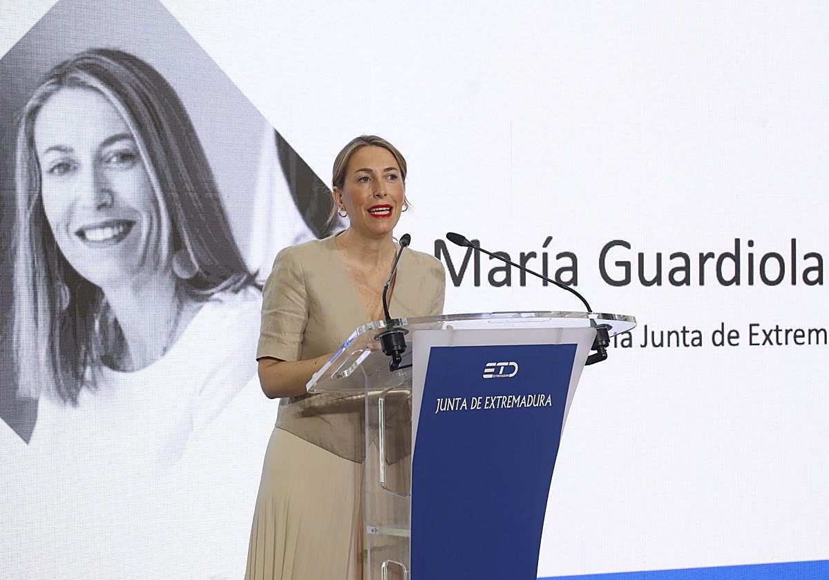 María Guardiola, presidenta de la Junta de Extremadura