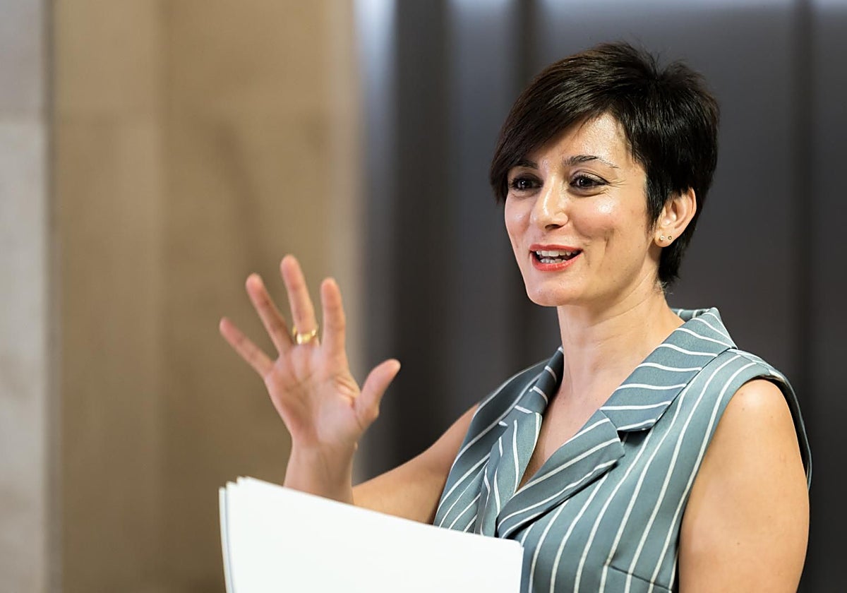 La ministra de Vivienda, Isabel Rodríguez