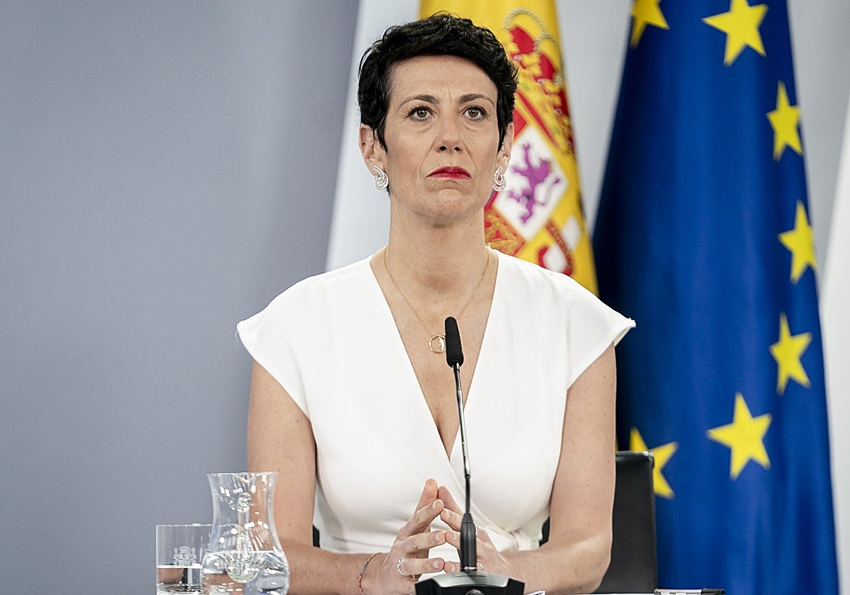 La ministra de Inclusión, Seguridad Social y Migraciones, Elma Saiz