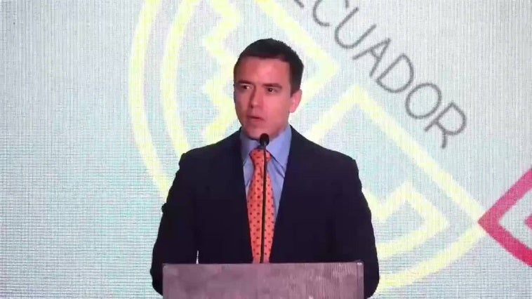 Rafael Noboa inaugura el XIII Encuentro Empresarial Andino 2024