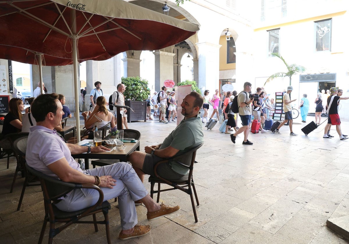 Turistas en Mallorca