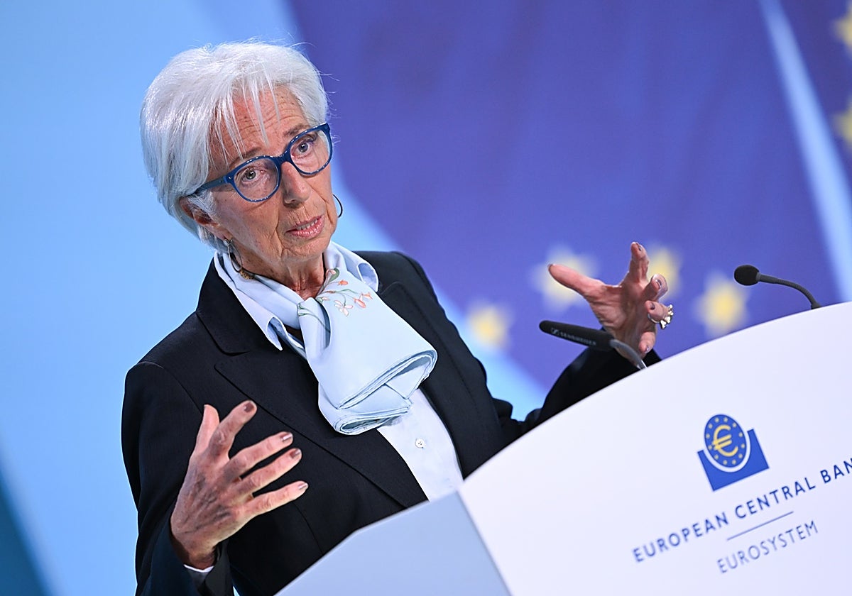 La presidenta del Banco Central Europeo (BCE), Christine Lagarde