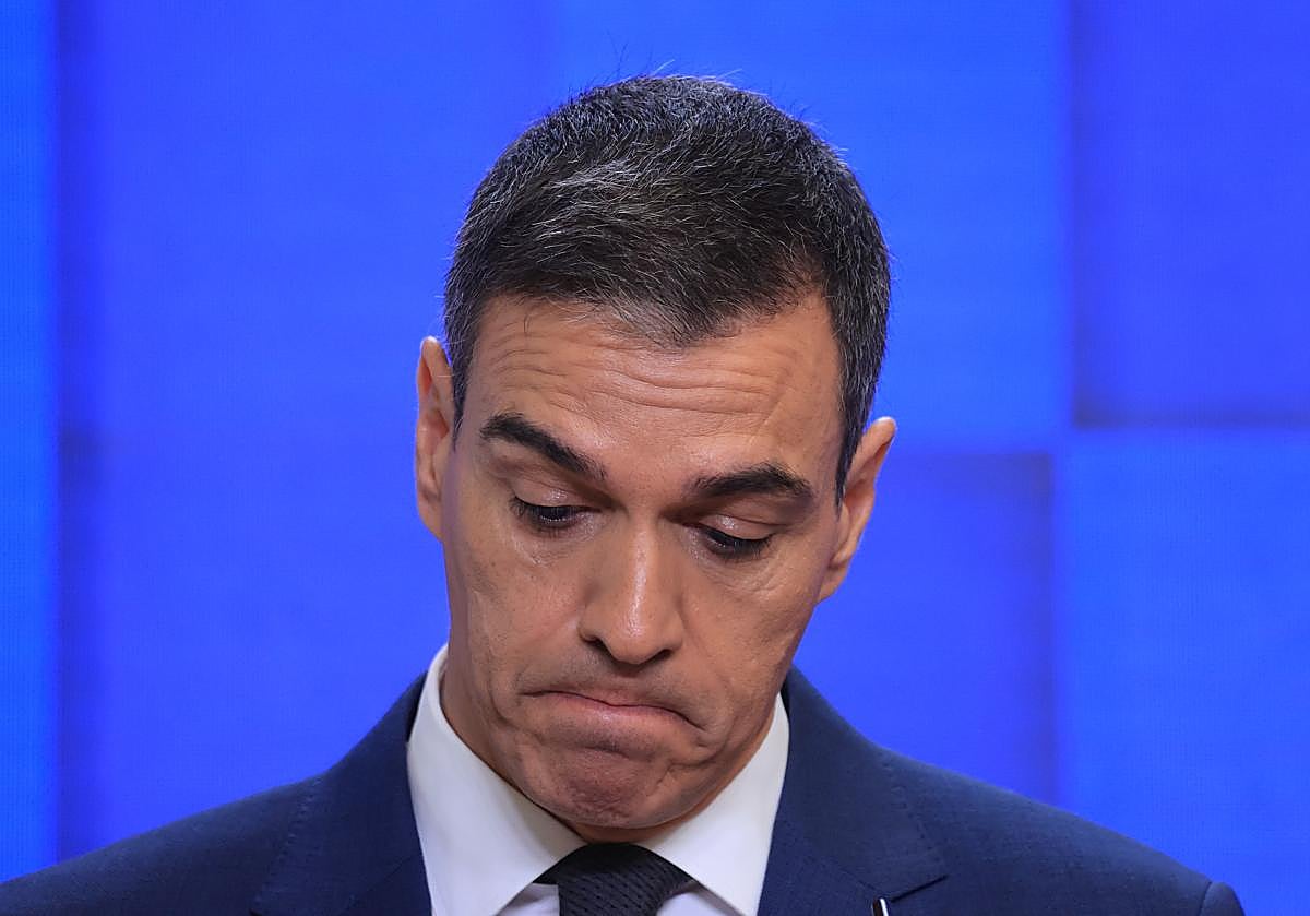 El presidente del Gobierno, Pedro Sánchez