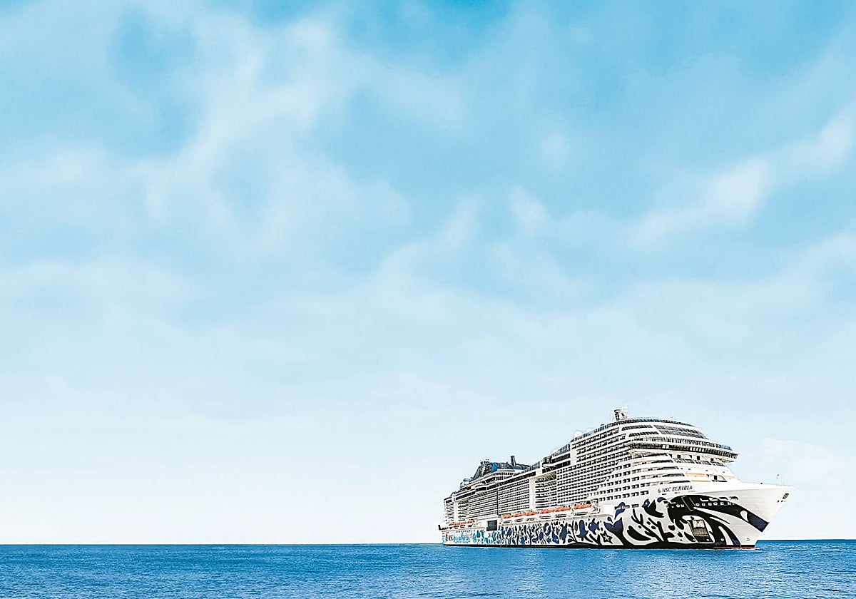El MSC Euribia protagonizó el primer viaje del sector con cero emisiones netas de gases de efecto invernadero