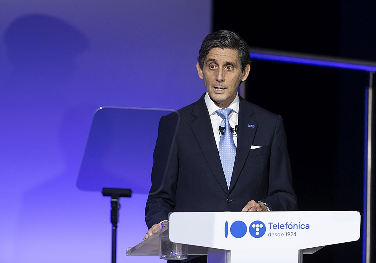 José María Álvarez-Pallete, presidente de Telefónica