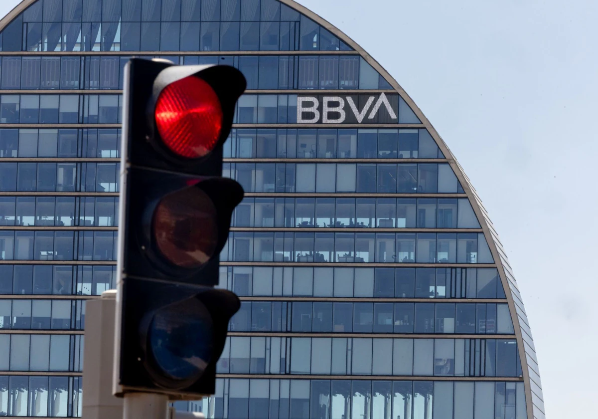 La sede de la vela de BBVA en Madrid