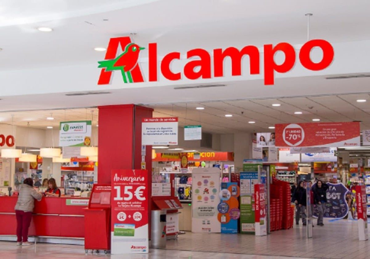 Una de las tiendas de Alcampo