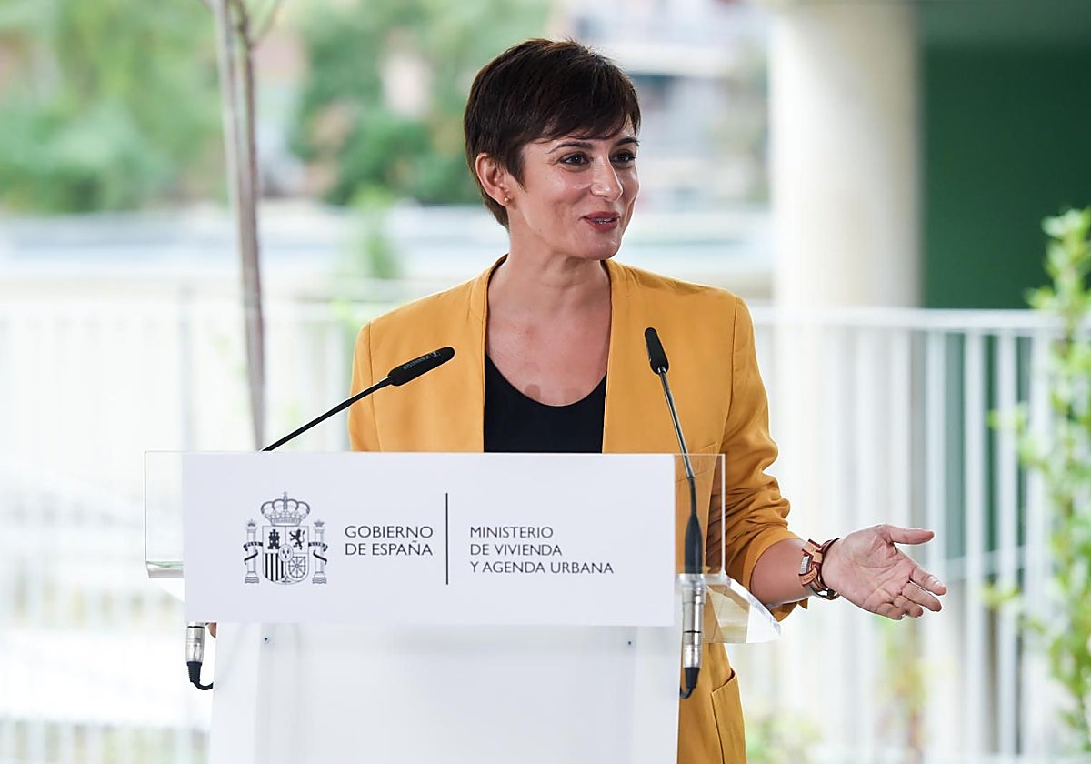 La ministra de Vivienda, Isabel Rodríguez