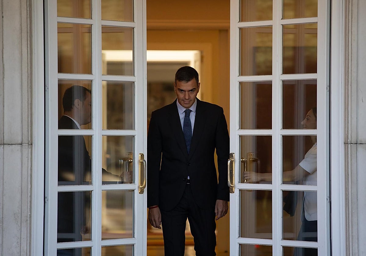 El presidente del Gobierno, Pedro Sánchez