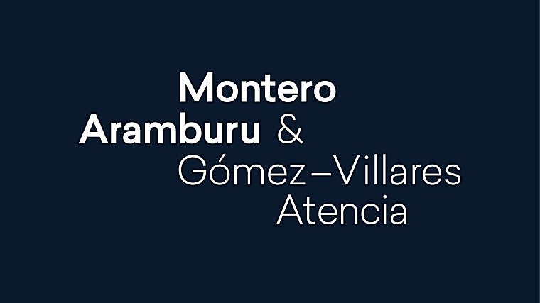 Nuevo logo de la firma resultante de la fusión de Montero Aramburu y Gómez-Villares Atencia