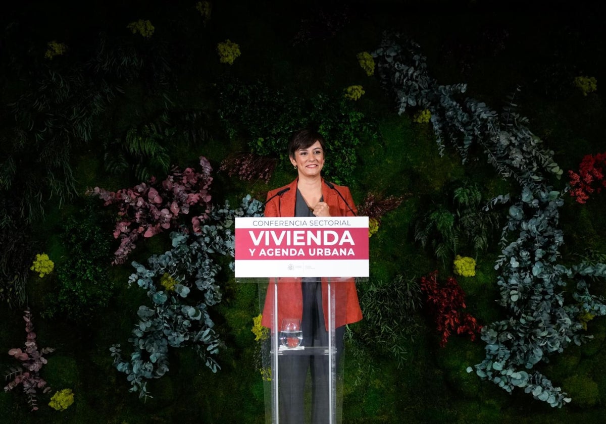 La ministra de Vivienda, Isabel Rodríguez