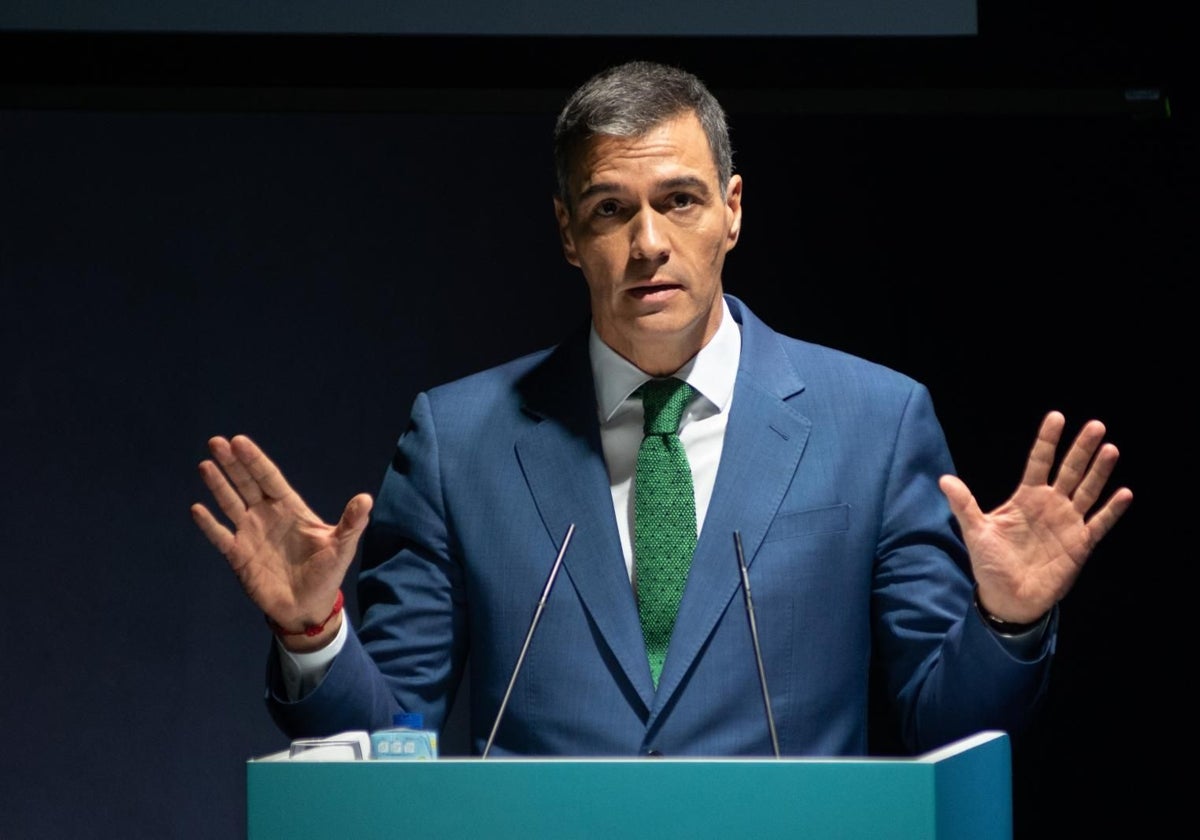 El presidente del Gobierno, Pedro Sánchez