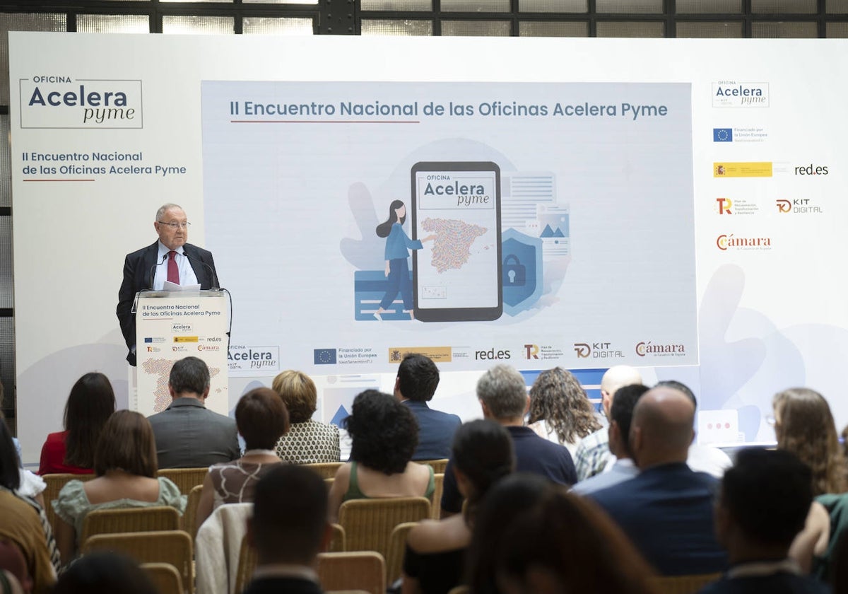 José Luis Bonet, en el II Encuentro Nacional de Oficinas Acelera Pyme, celebrado el pasado mes de junio