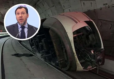 Óscar Puente, sobre el descarrilamiento del tren en el túnel de Chamartín y Atocha: «No es nada normal que acabe contra la pared»