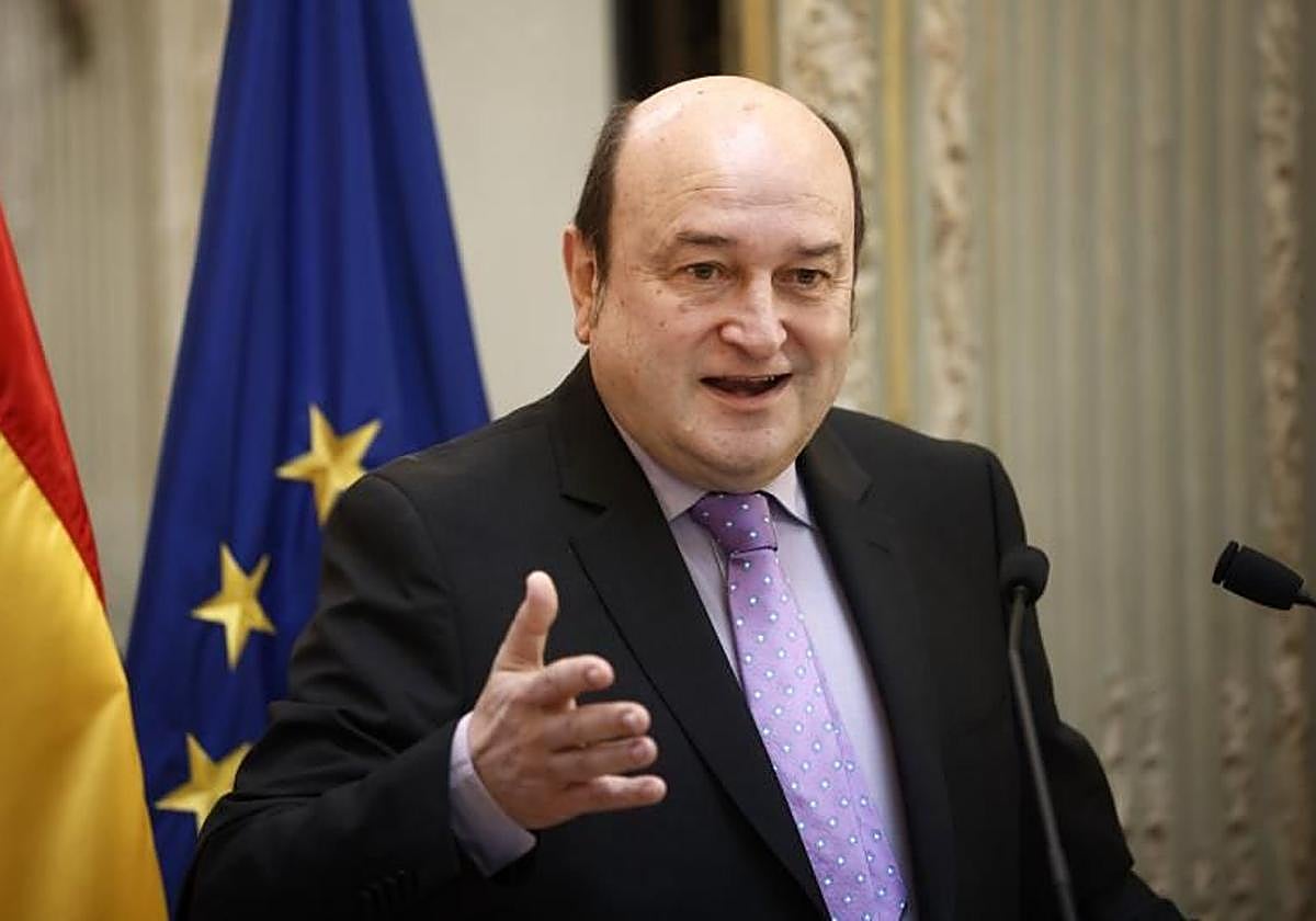 El presidente del PNV, Andoni Ortuzar