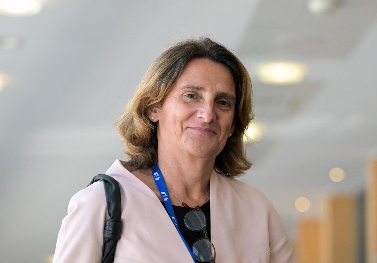 La todavía ministra, Teresa Ribera