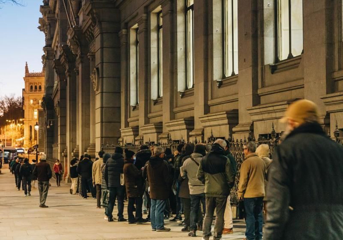 Colas en el Banco de España para adquirir letras del Tesoro