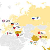 El mapa del mundo que muestra cuántos salarios se necesitan para comprar una casa y deja ver dónde se sitúa España