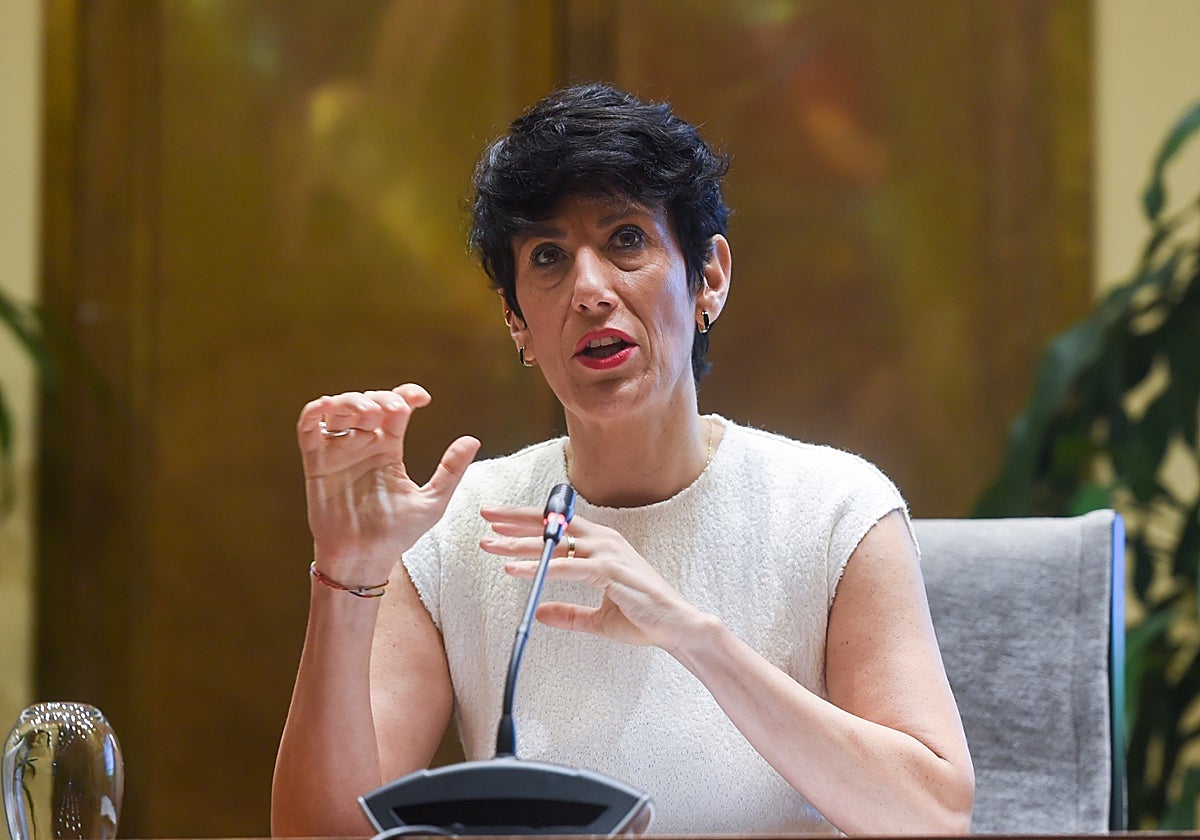 La ministra de Inclusión, Seguridad Social y Migraciones, Elma Saiz