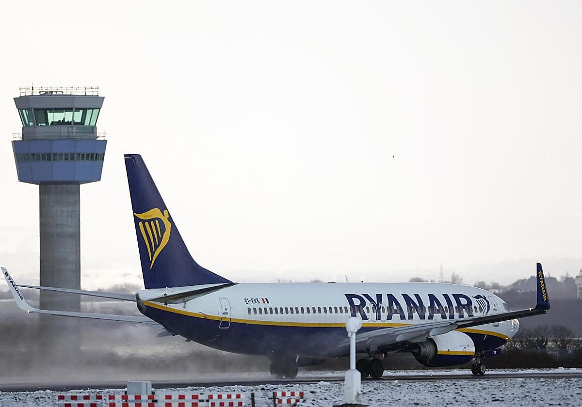 Avión de Ryanair.