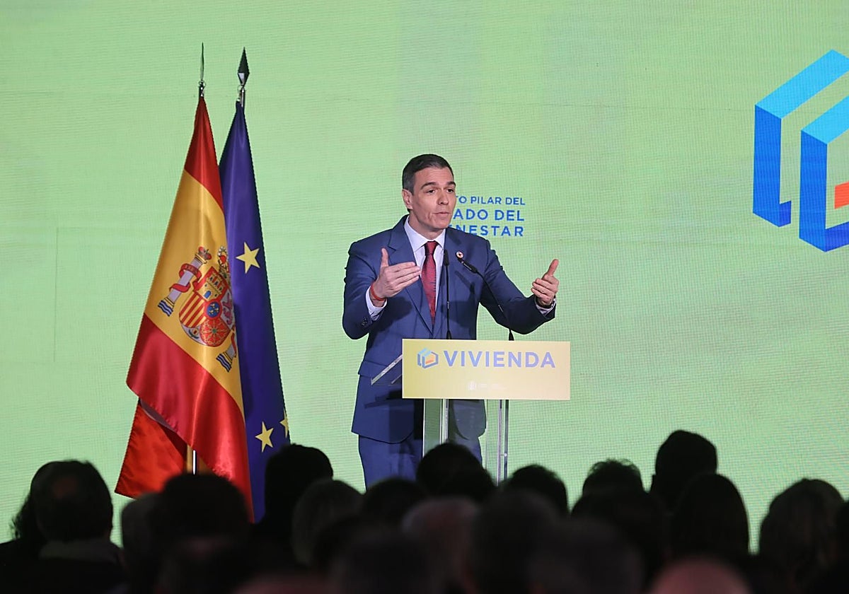 El presidente del Gobierno, Pedro Sánchez