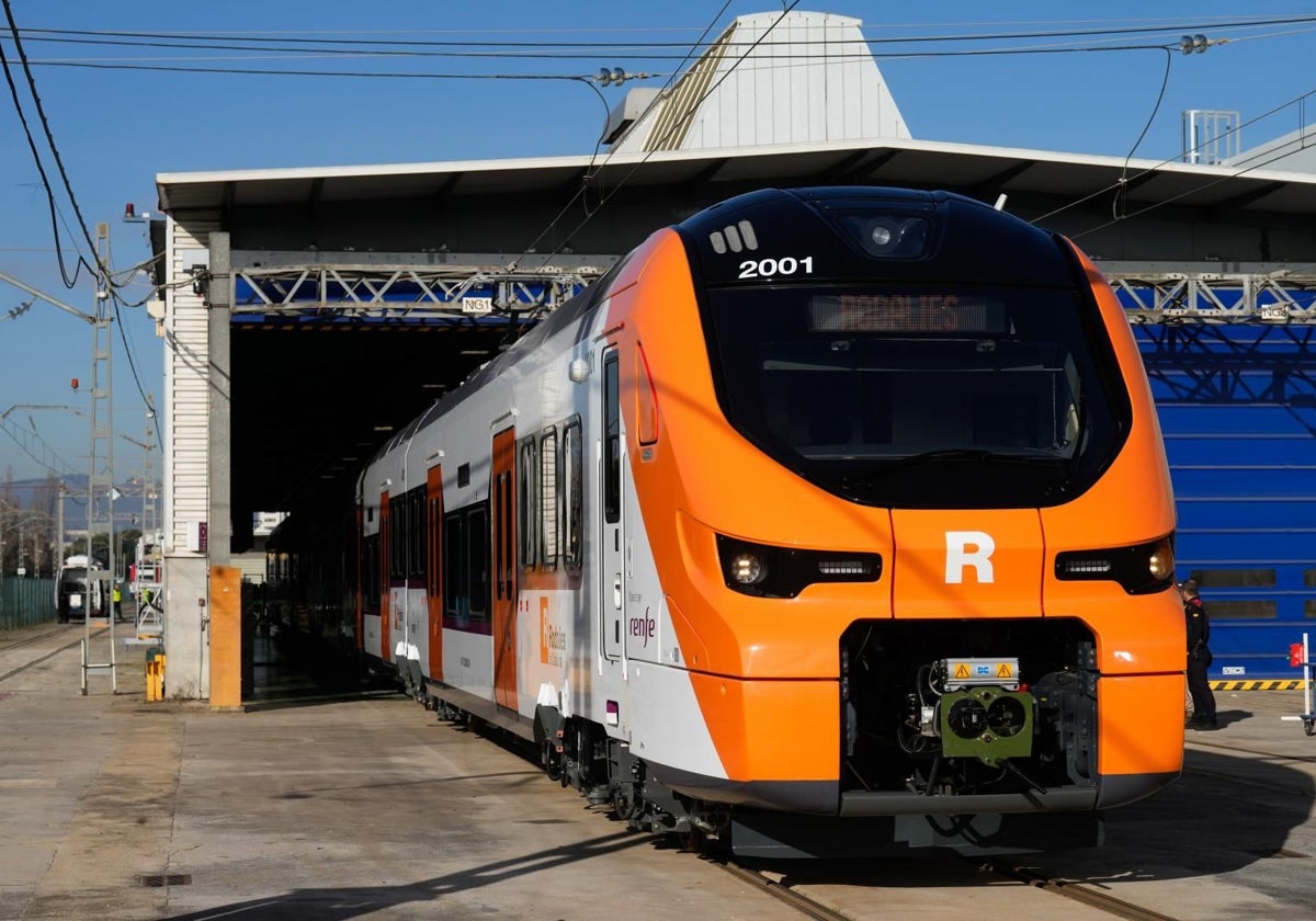 Uno de los nuevos trenes de Rodalies