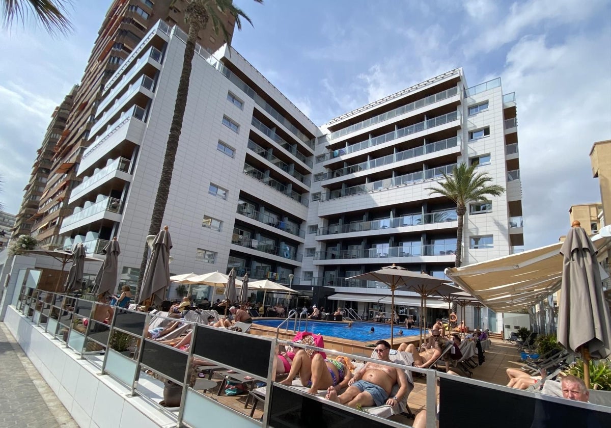 Ambiente en un hotel de Benidorm