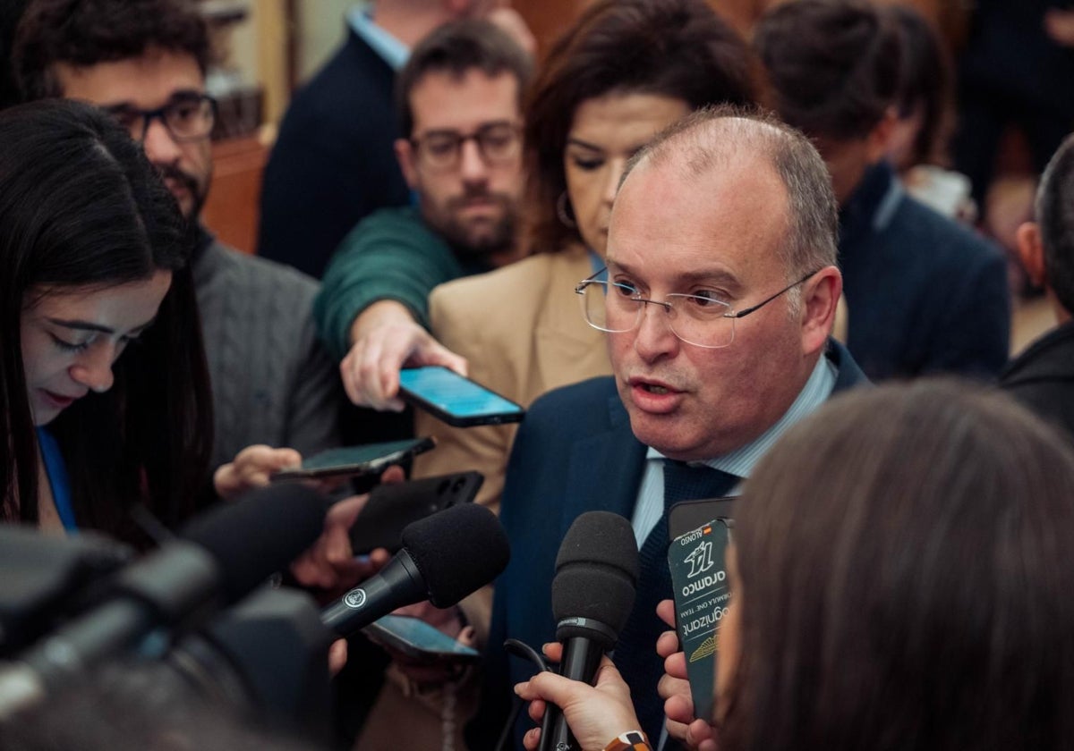 El portavoz del PP en el Congreso, Miguel Tellado