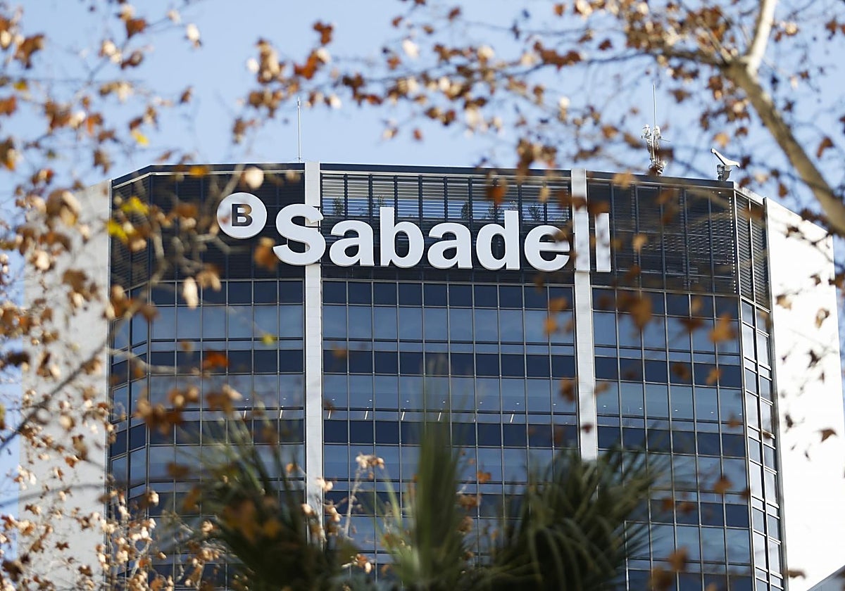Edificio del Banco Sabadell en Barcelona