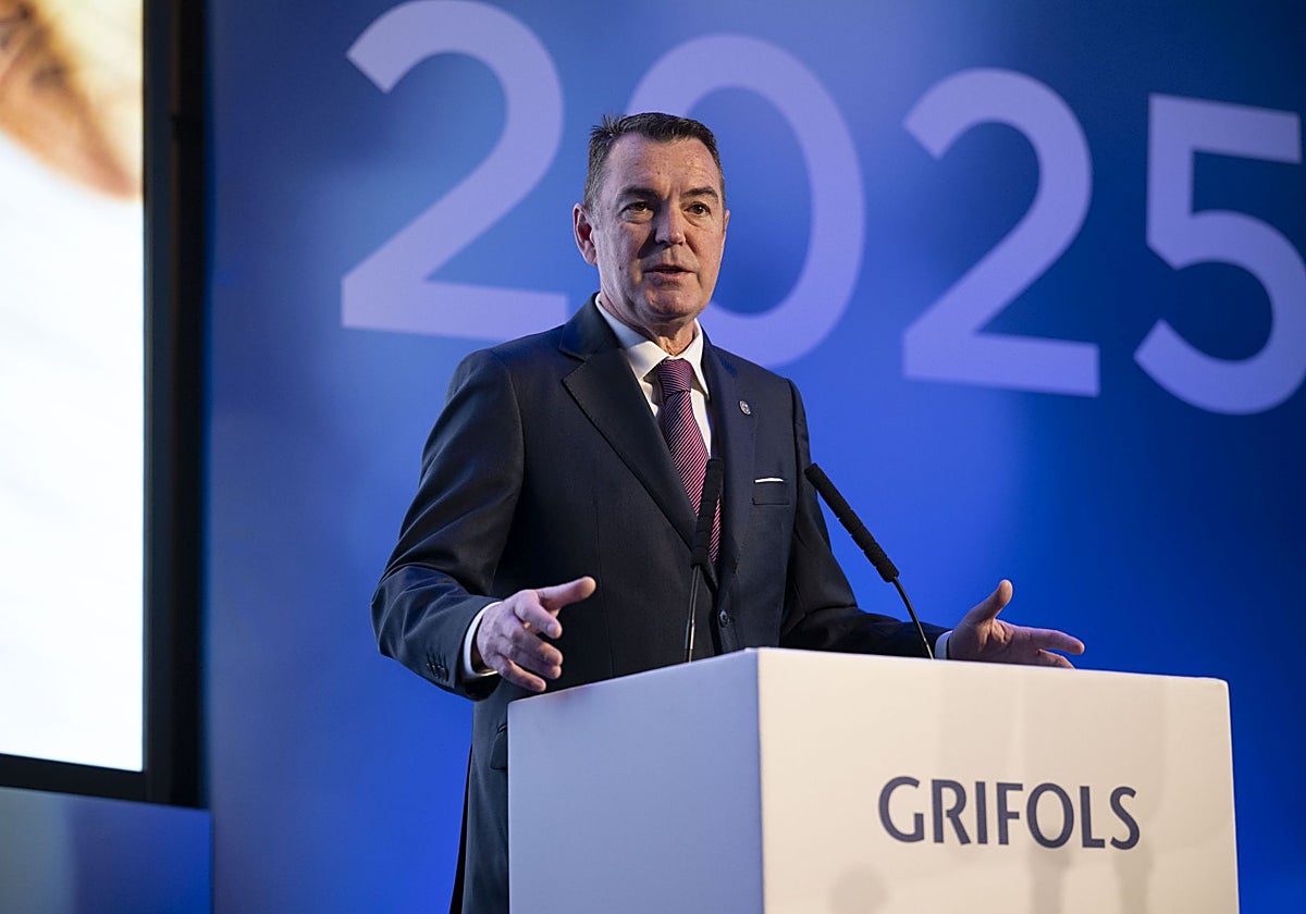 Nacho Abia, durante su presentación en el Capital Markets Day