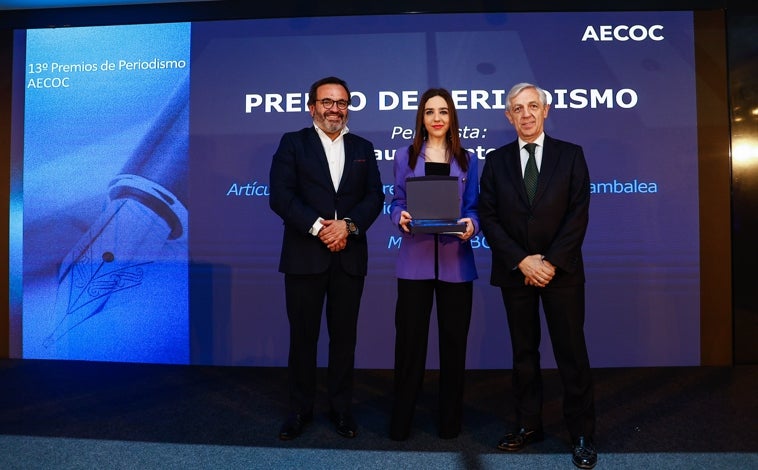 ABC Gazeteci Laura Montero Carretero, AECOC Gazetecilik Ödülü'nü kazanan