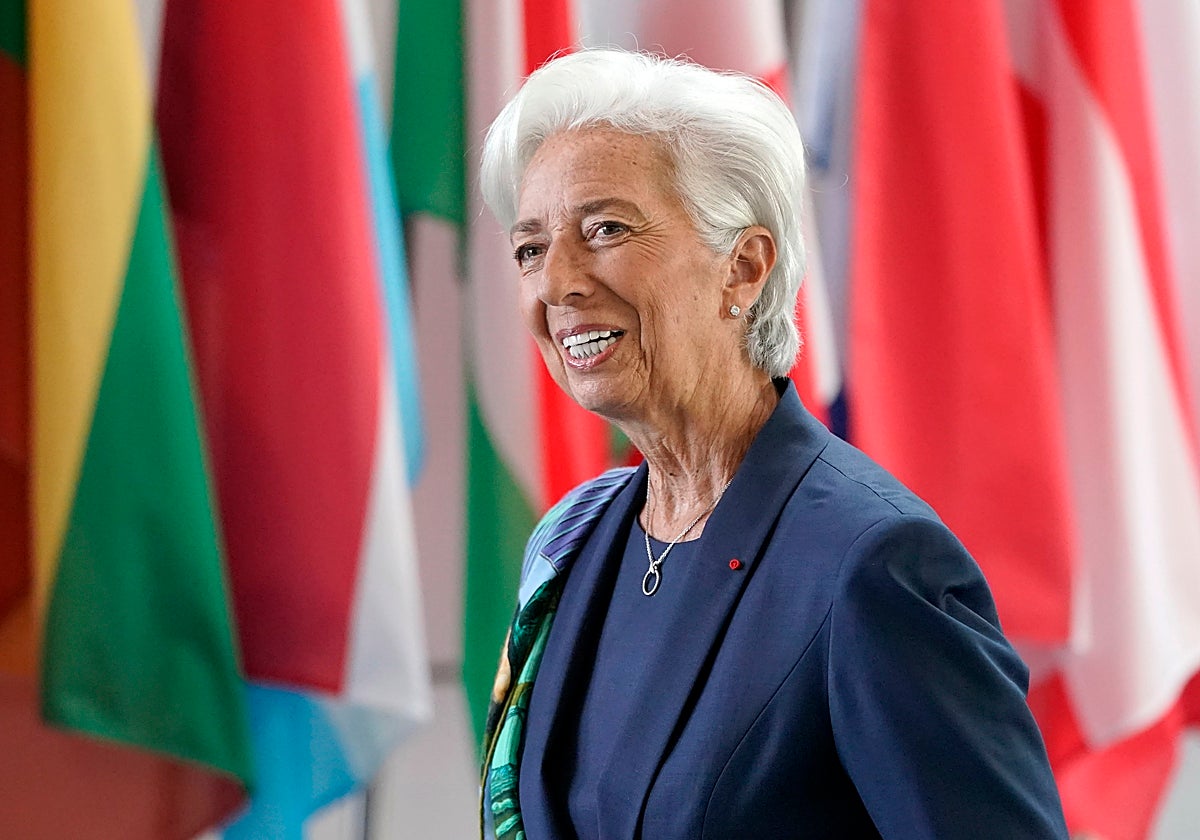 Christine Lagarde, presidenta del Banco Central Europeo