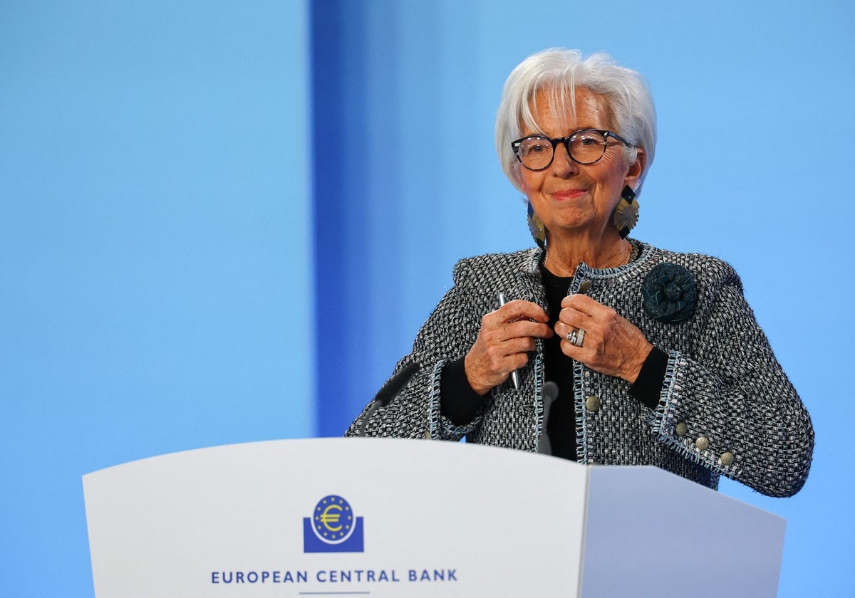 Christine Lagarde, presidenta del BCE