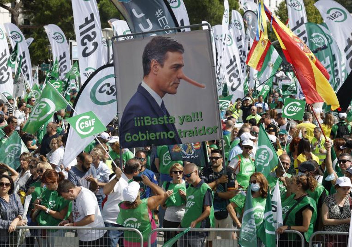 Protestas de CSIF en Madrid