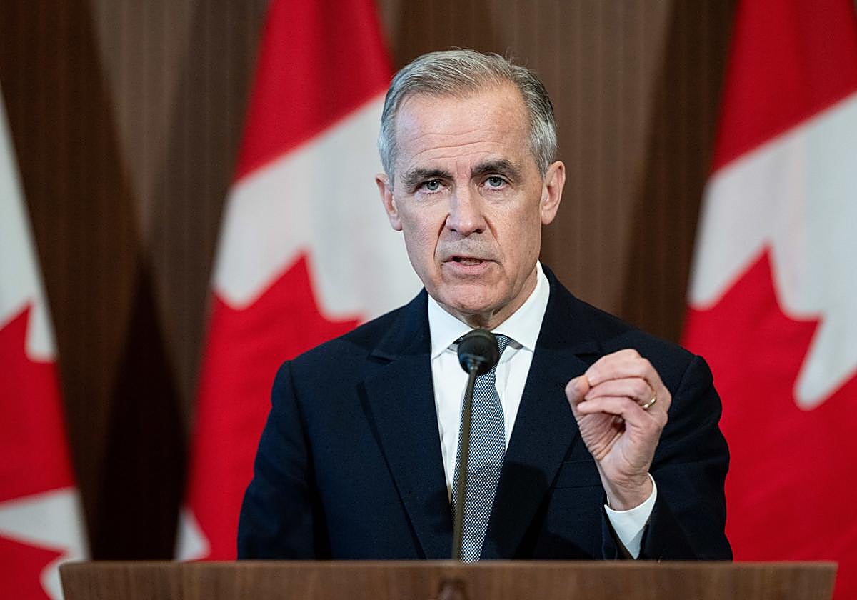 El primer ministro de Canadá, Mark Carney