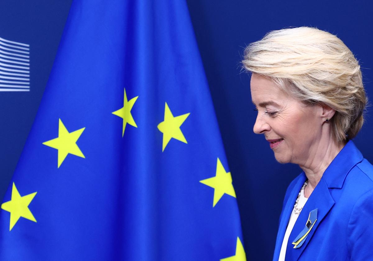 La presidenta de la Comisión Europea, Ursula von der Leyen.