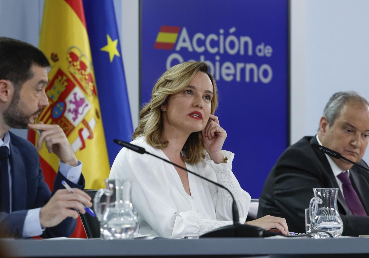 Imagen del Consejo de Ministros esta mañana