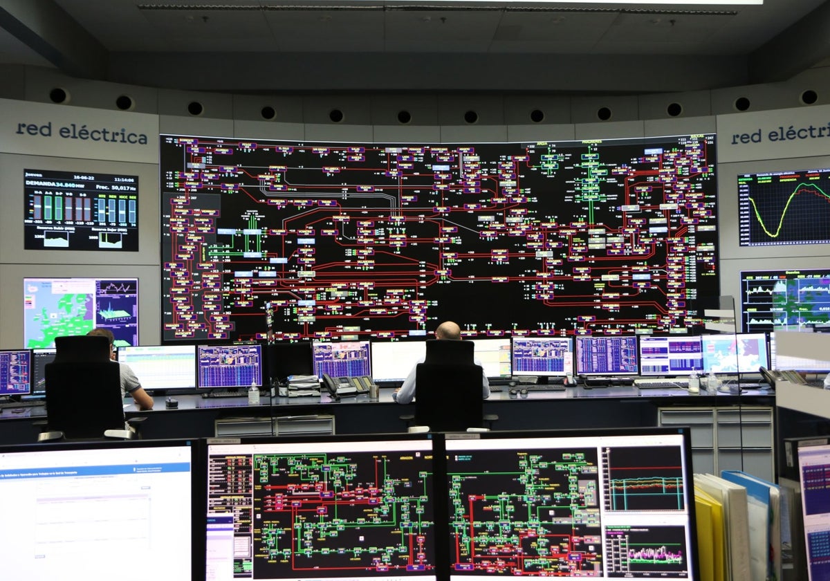 Centro de control eléctrico de Red Eléctrica