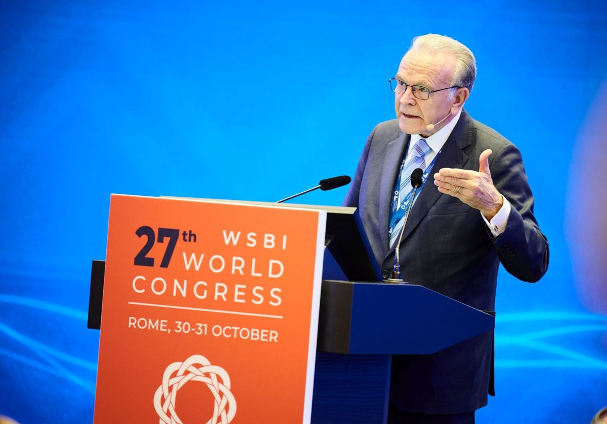 Isidro Fainé, presidente del WSBI.