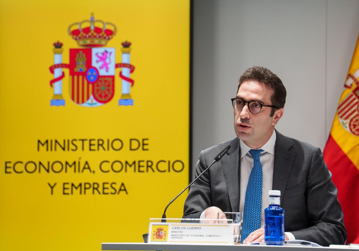 El ministro de Economía y Comercio, Carlos Cuerpo.